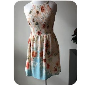 Medium stretchy floral dress